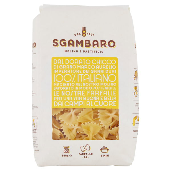Sgambaro Italian Rigatoni Pasta for Sale - 1.1 lb