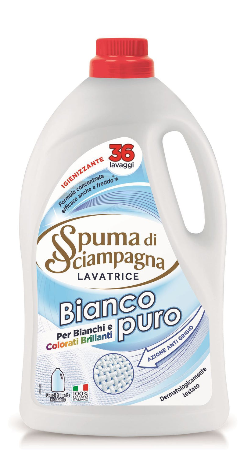 Spuma di Sciampagna Bianco Puro Laundry Detergent 1620 ml