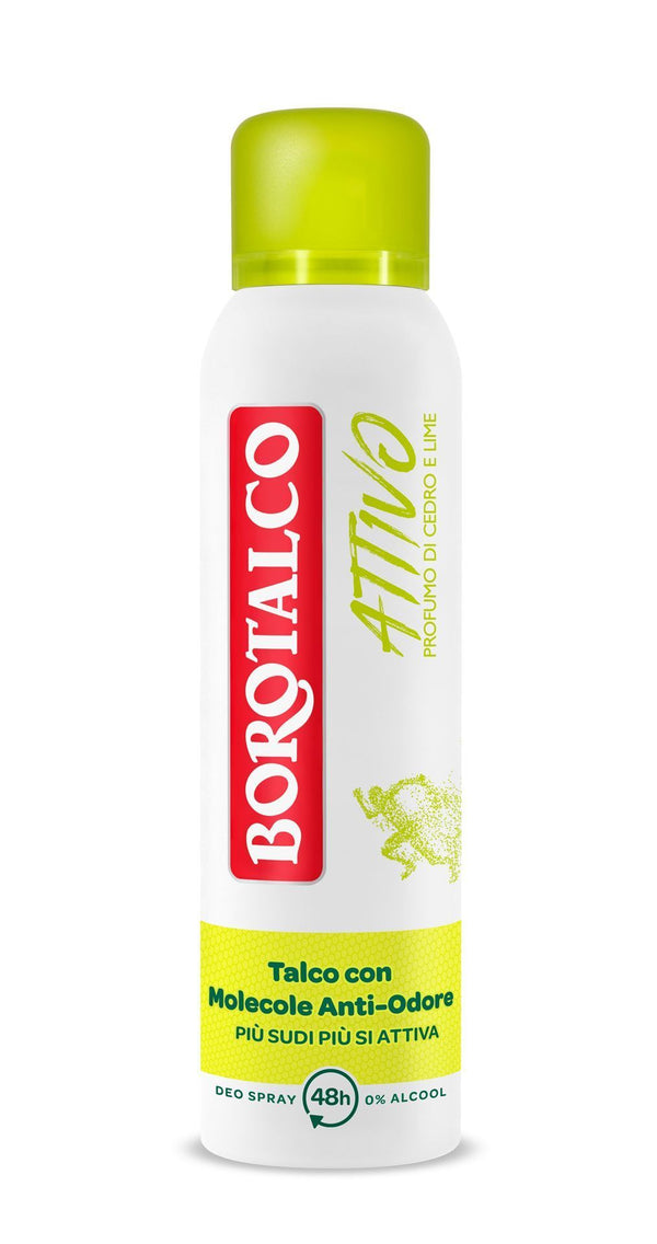 Borotalco Deodorant Active Cedar & Lime Spray 150 ml