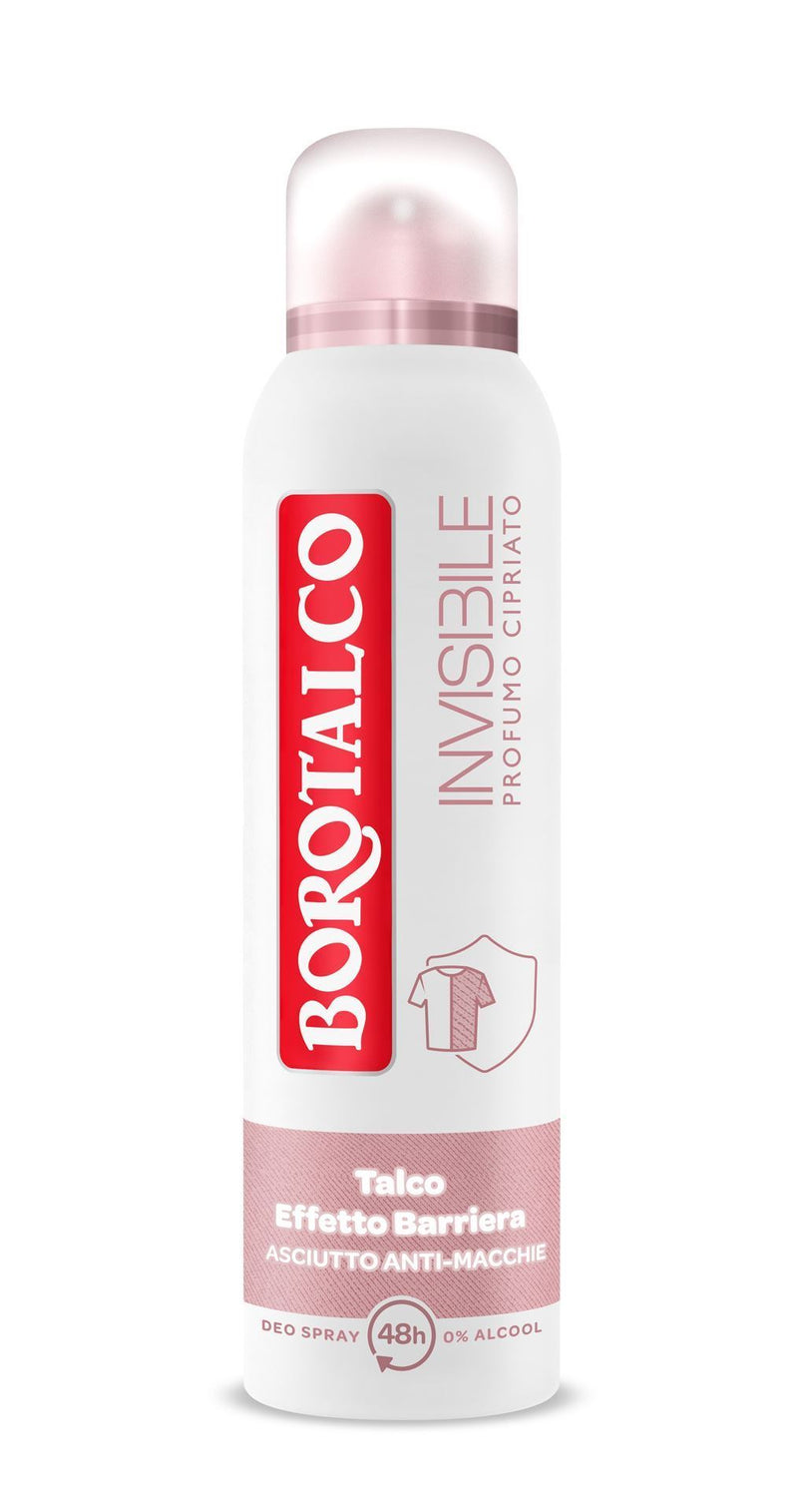 Borotalco Deodorant Invisible Rosa Spray 150 ml