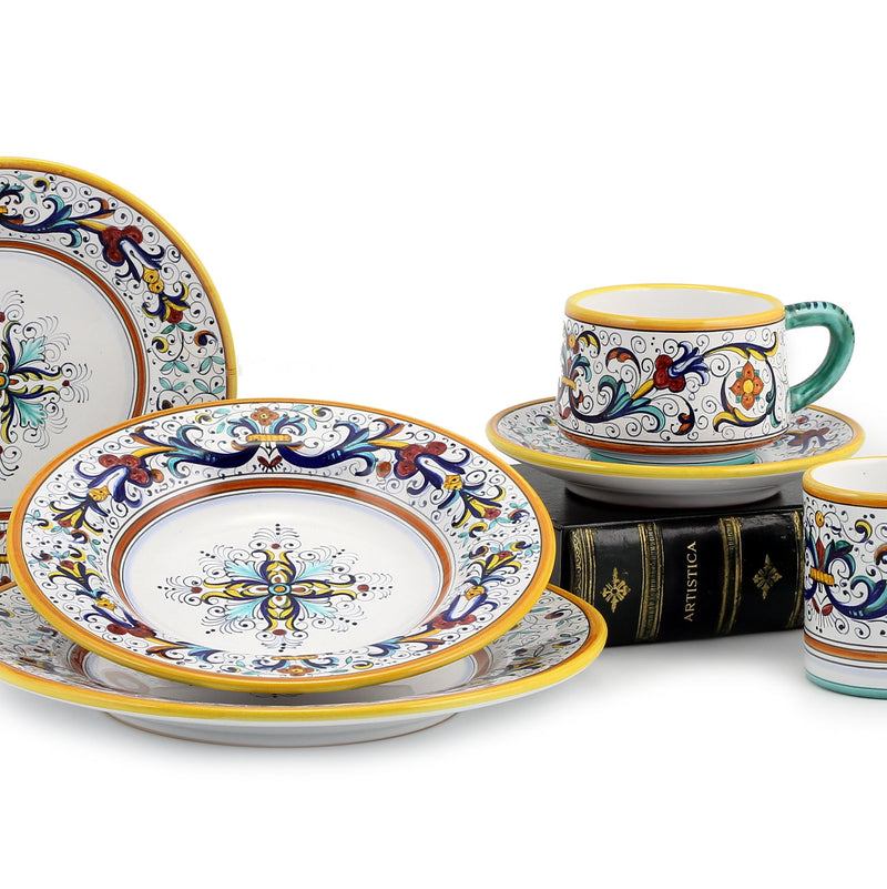 RICCO DERUTA DELUXE: 3 Pieces Place Setting (White Center)