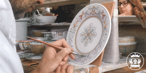 RICCO DERUTA DELUXE: 3 Pieces Place Setting (White Center)