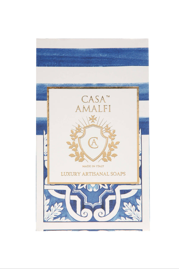 Casa Amalfi Maiolica 3-Soap Set: Blue