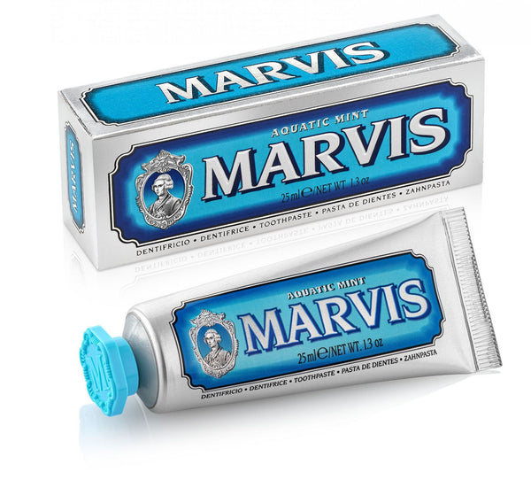 MARVIS Italian Toothpaste Aquatic Mint 25 ml, Travel Size