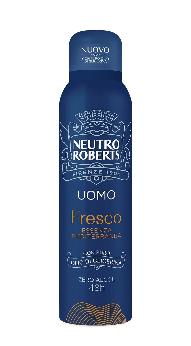 Neutro Roberts Men Deodorant Spray 150 ml Fresco Essenza Mediterranea