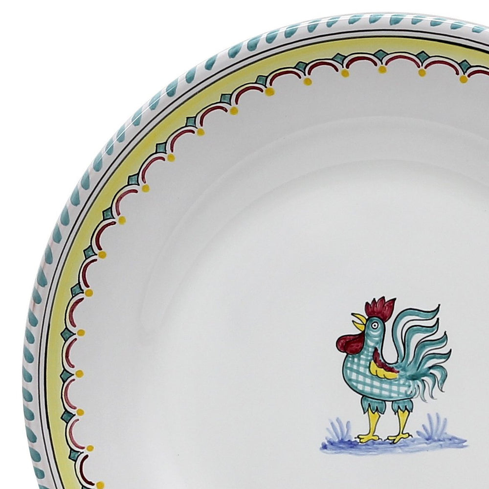 Orvieto Green Rooster: 2024 Butter Dish W Cover