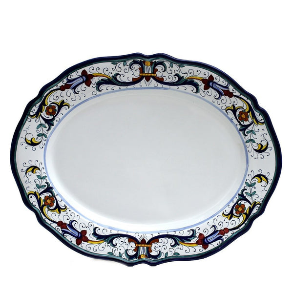 VECCHIA DERUTA: Large Oval Platter