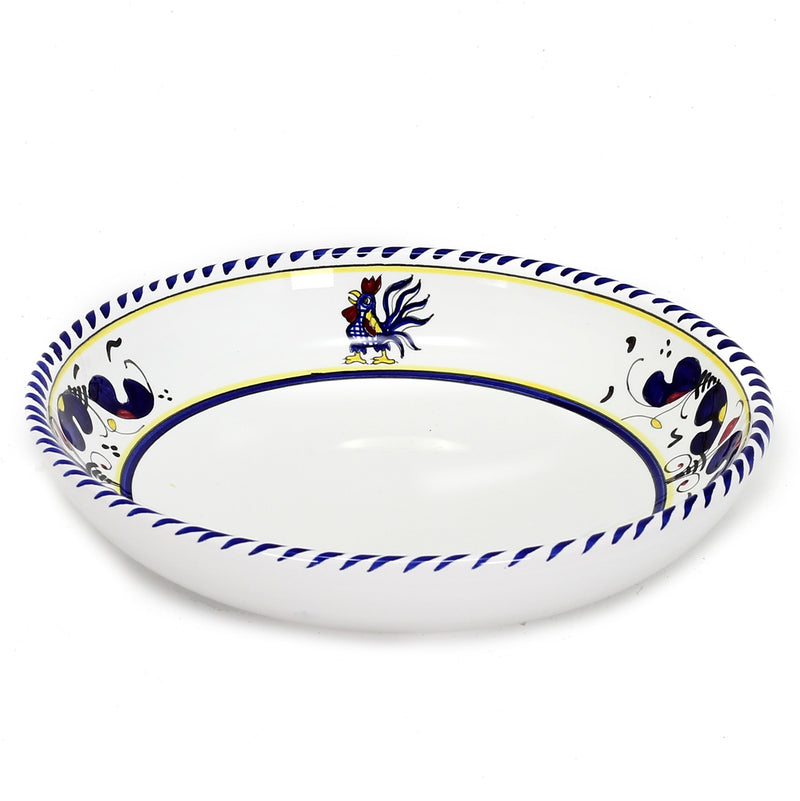 ORVIETO BLU: Risotto/Pasta/Cioppino round shallow coupe bowl