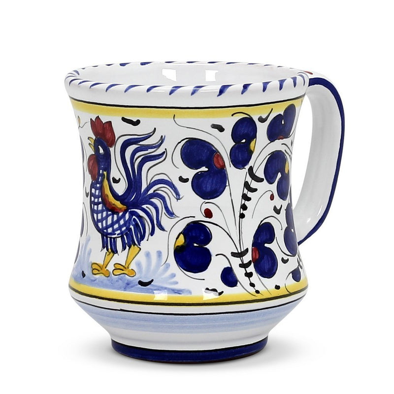 ORVIETO BLUE ROOSTER: Concave Deluxe Mug (12 Oz.)