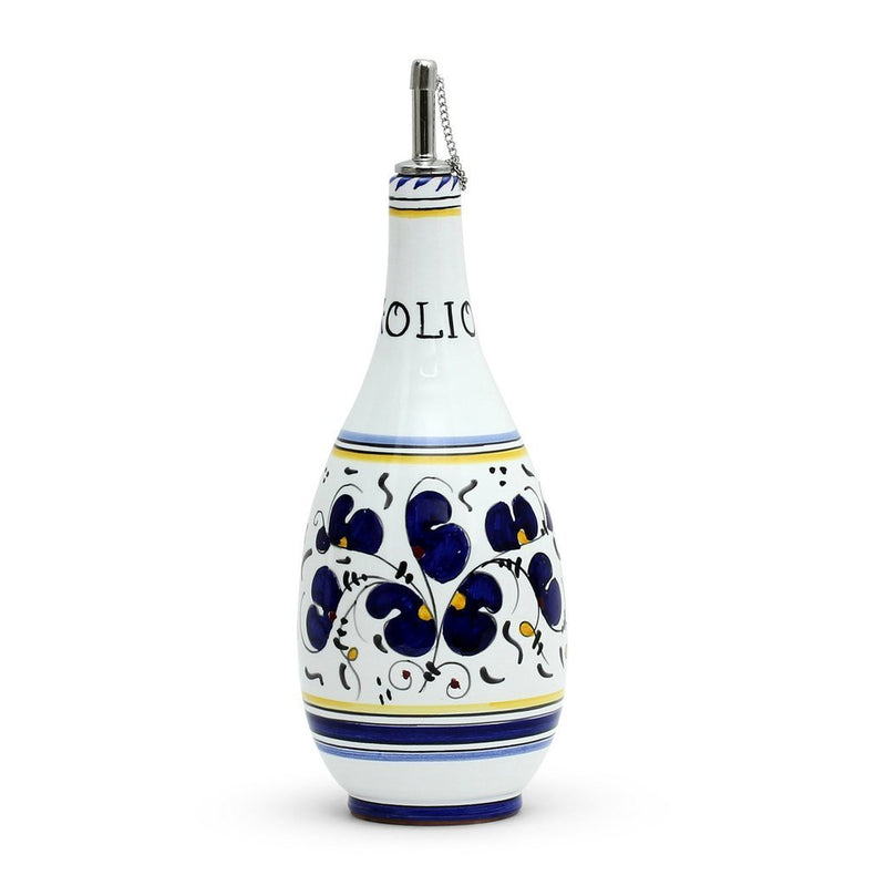 ORVIETO BLUE ROOSTER: Olive Oil Bottle Dispenser