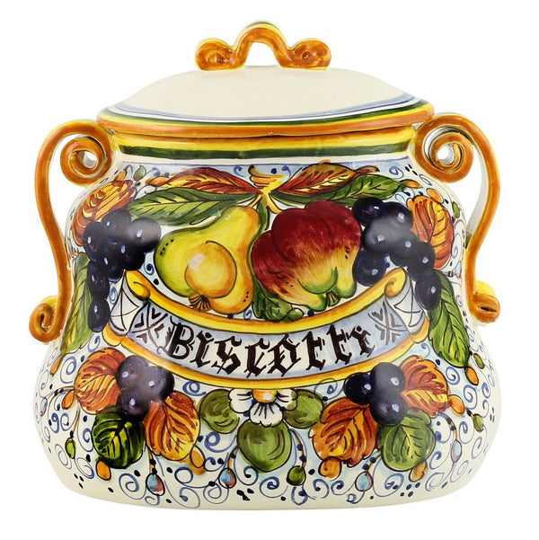 FRUTTA: OVAL BISCOTTI JAR