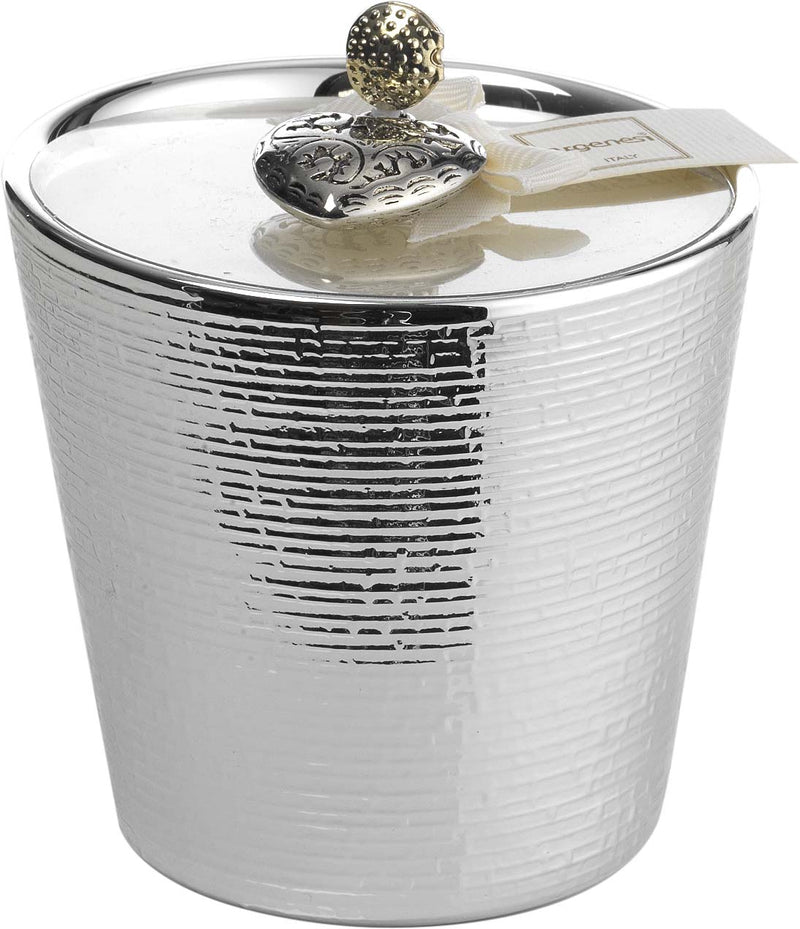 Argenesi Italy Atena Silver Plated Scented Candle