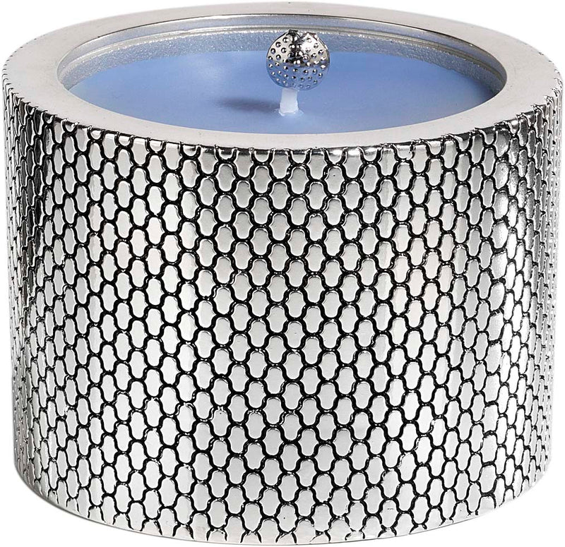 Argenesi Cotton & Sandalwood Silver Plated Candle