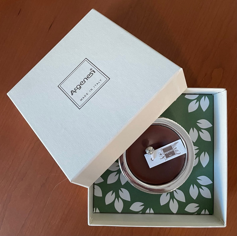 Argenesi Pepper & Mint Silver Plated Candle