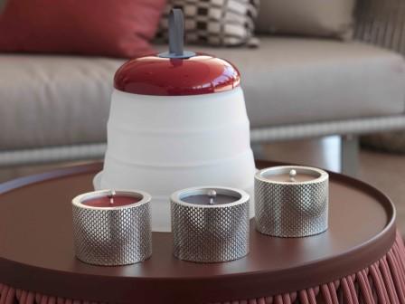 Argenesi Pepper & Mint Silver Plated Candle