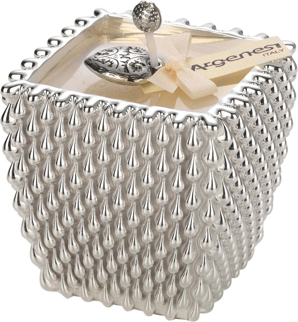 Argenesi Italy Venice Silver Plated Scented Candle large