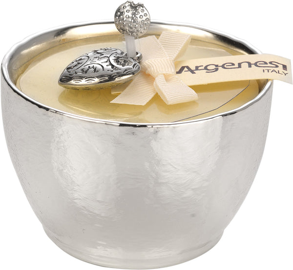Argenesi Italy Verona Silver Plated Scented Candle