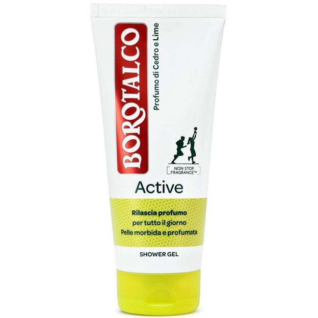 Borotalco Active Shower Gel Cedar & Lime, Tube 200 ml