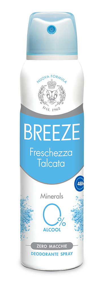 BREEZE Deodorant Spray Freschezza Talcata 150 ml