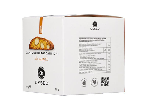 Deseo Artisan Cantuccini with Almonds 200 grams - 7 oz.