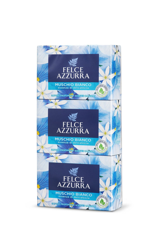 Felce Azzurra White Musk Bar Soap 3 x 100 gr