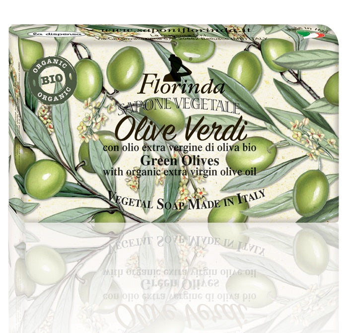 FLORINDA OLIVE VERDI (GREEN OLIVES) BAR SOAP 100 gr