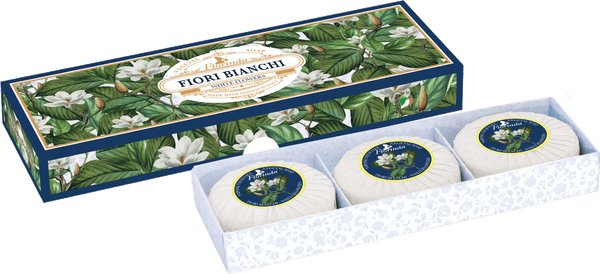 FLORINDA FIORI BIANCHI (WHITE FLOWERS) SOAP GIFT SET