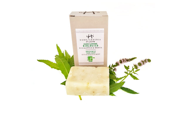 HerbSardinia Organic Artisanal Agri-Soap Eucalyptus & Mint