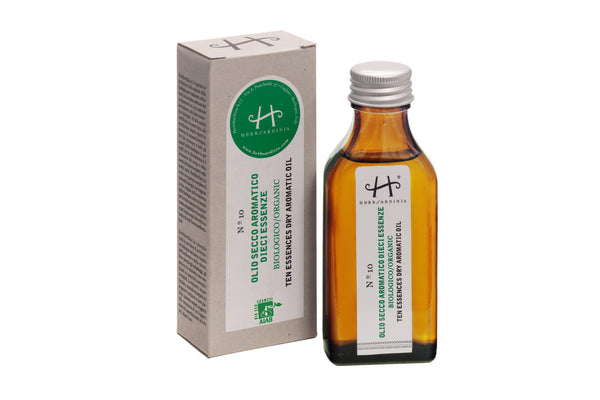 HerbSardinia | Certified Organic N°10 Ten Essences Body Massage Oil 100 ml