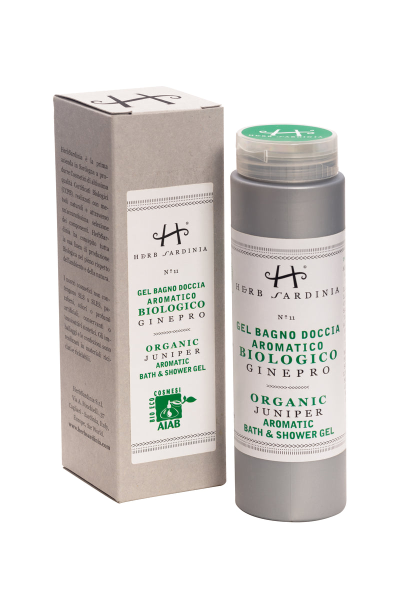 HerbSardinia Certified Organic N°11 Juniper Bath & Shower Gel 200 ml