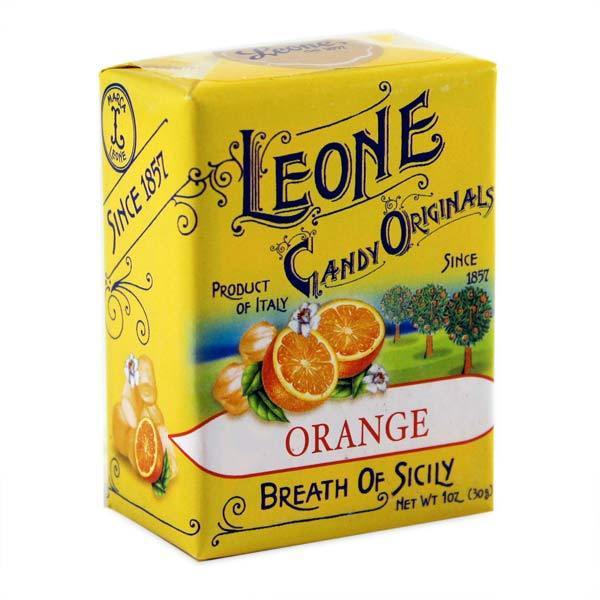 Leone Pastiglie Orange Candy in Box 30 gr