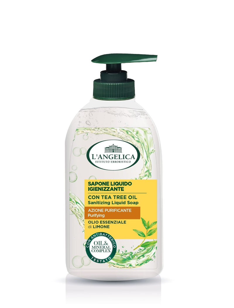 L'Angelica Tea Tree Oil Sanitizing Liquid Soap Lemon Oil 300 ml