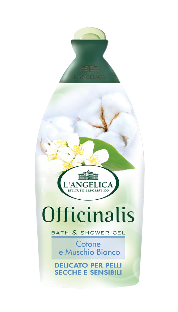 L'Angelica Cotton & White Musk Bath & Shower Gel