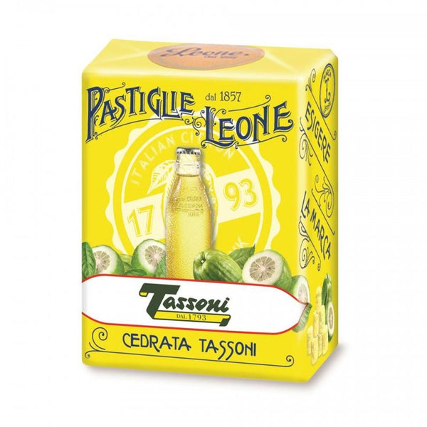 Leone Pastiglie Cedrata Tassoni Candy in Box 30 gr