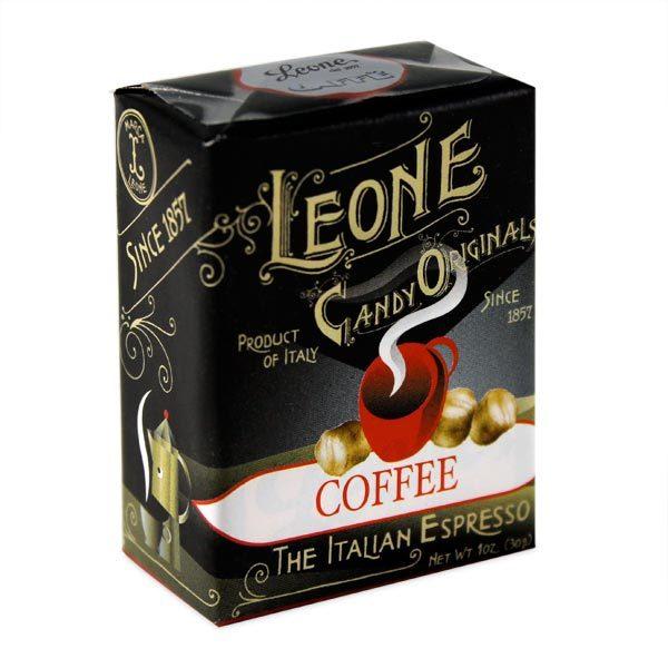 Leone Pastiglie Coffee Candy in Box 30 gr