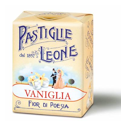 Leone Pastiglie Vanilla Candy in Box 30 gr