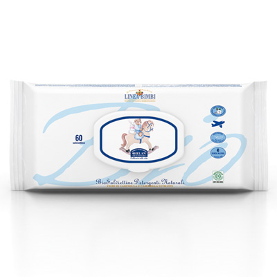 Linea Bimbi Cleansing Bio Wet Wipes x 60