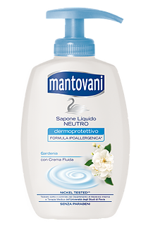 Mantovani | Neutral Liquid Soap Gardenia 300 ml - 10.14 oz Pump Bottle