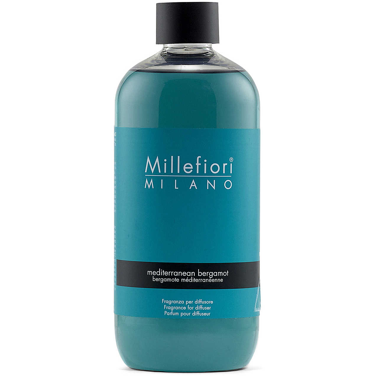 Millefiori Milano Duftdiffusor – Mediterranean Bergamot, 500 Ml, Aromatischer Raumduft