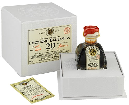 Mussini Balsamic Vinegar of Modena "20 Year" Emozione Balsamica 1.69 fl.oz