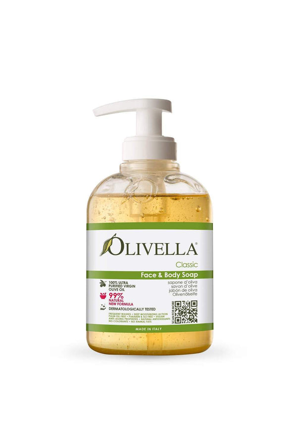 OLIVELLA Face & Body Liquid Soap Classic 10.14 oz