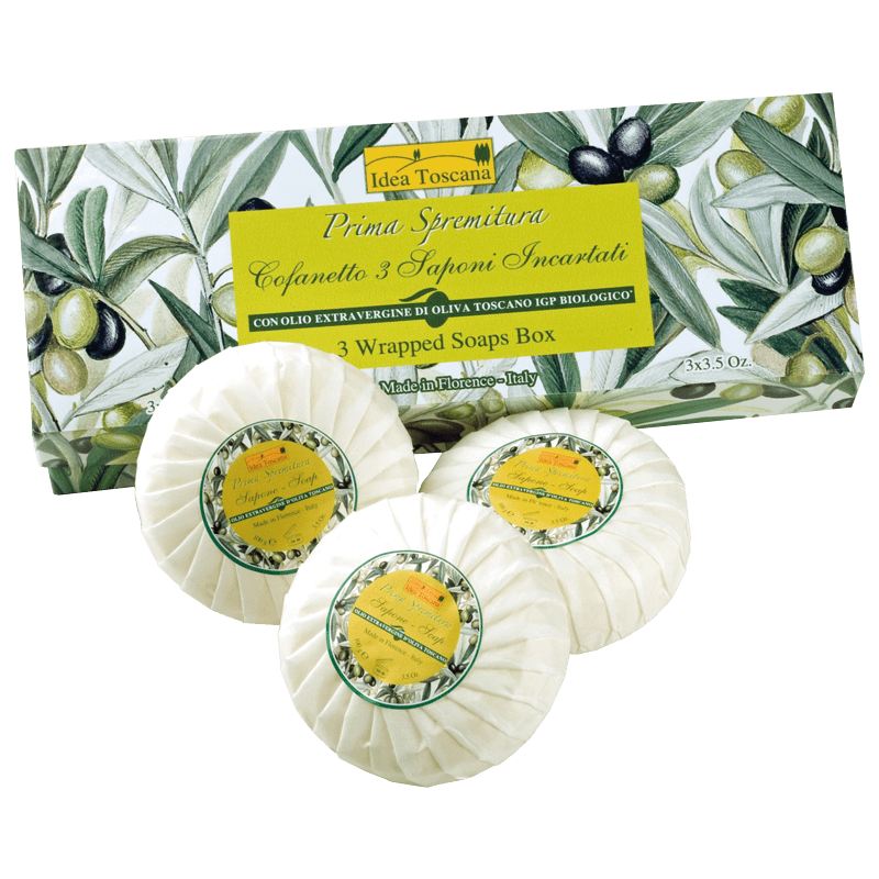 Prima Spremitura Olive Marsiglia 3-Soap Gift Set