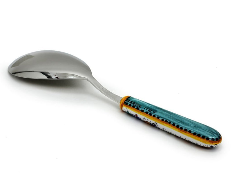 RAFFAELLESCO DELUXE: Serving 'Risotto' Spoon Ladle with 18/10 stainless steel cutlery.