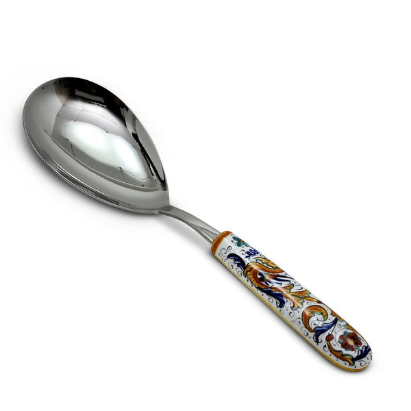 RAFFAELLESCO DELUXE: Serving 'Risotto' Spoon Ladle with 18/10 stainless steel cutlery.
