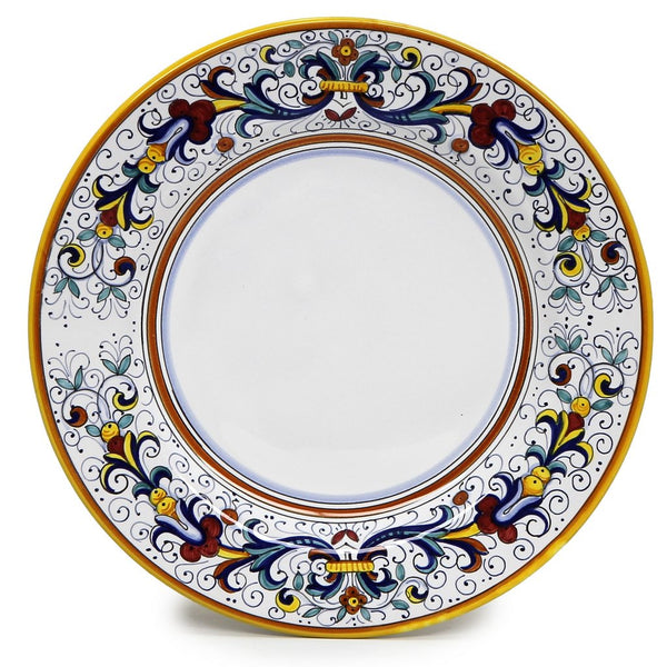 RICCO DERUTA: Dinner Plate (White Center)
