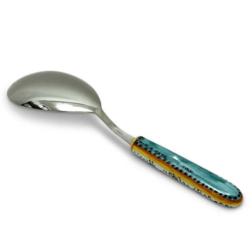 RICCO DERUTA DELUXE: Serving 'Risotto' Spoon Ladle with 18/10 stainless steel cutlery.