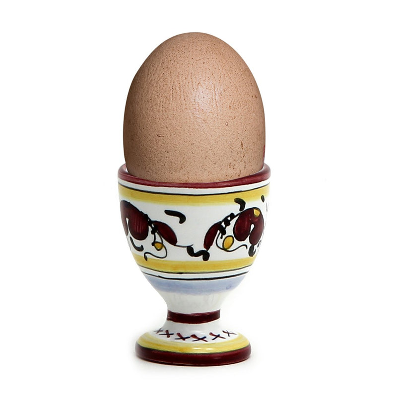 ORVIETO RED ROOSTER: Egg Holder