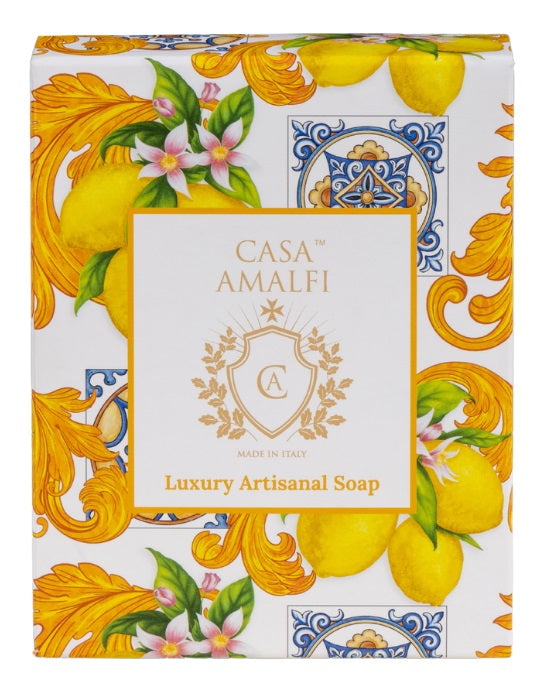 Casa Amalfi Maiolica 3-Soap Set: Yellow