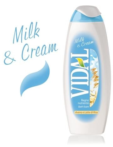 Vidal Milk & Cream Bath Foam 500 ml