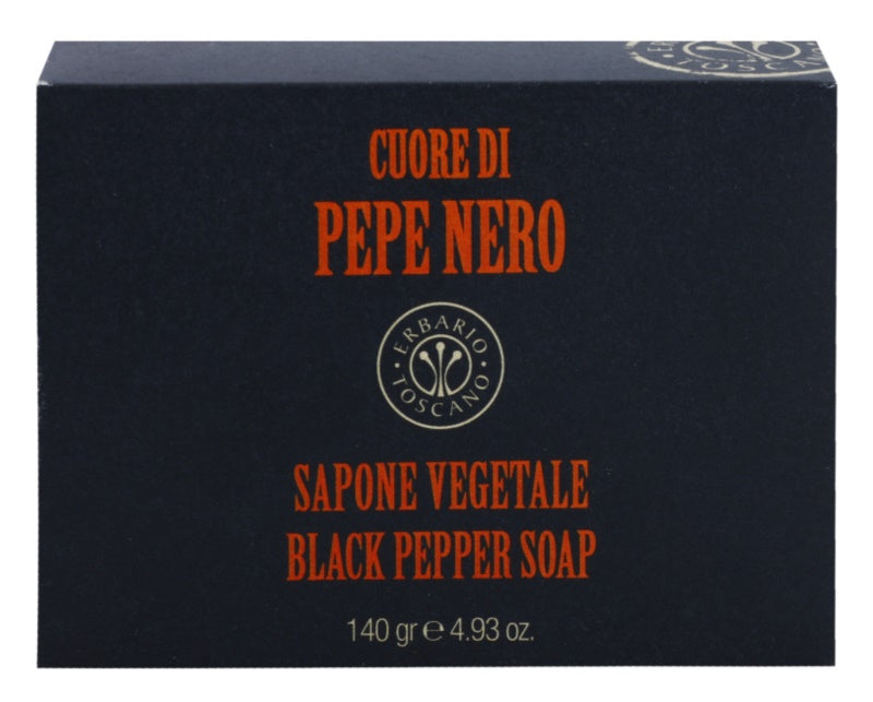 Erbario Toscano Black Pepper Bar Soap 140 gr